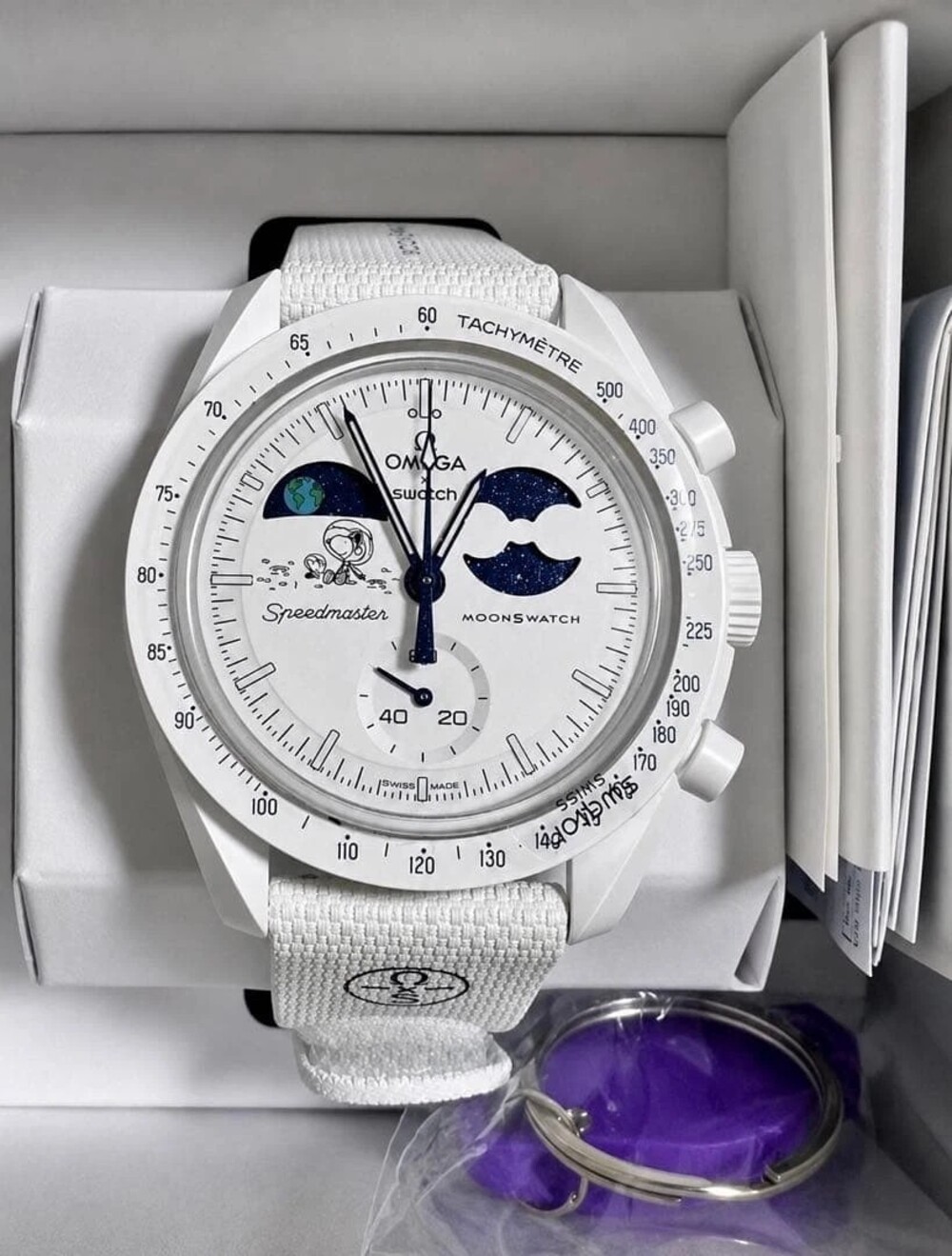 Omega x Swatch Mission to Earthphase Moonshine Gold Snoopy Cold Moon Full Set